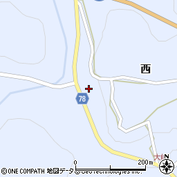 岡山県加賀郡吉備中央町西2211周辺の地図