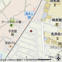 静岡県浜松市浜名区西美薗3423周辺の地図