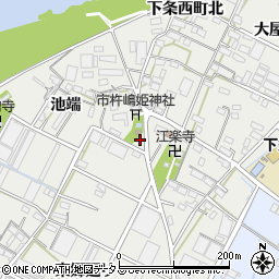 愛知県豊橋市下条西町池端27周辺の地図