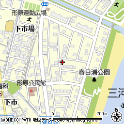 愛知県蒲郡市形原町春日浦10-10周辺の地図
