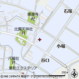 愛知県豊橋市下条東町小堀周辺の地図