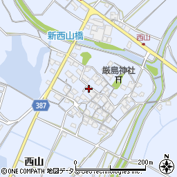 兵庫県加古川市平荘町西山165周辺の地図