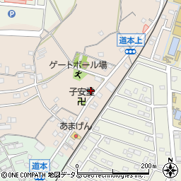 静岡県浜松市浜名区道本226周辺の地図