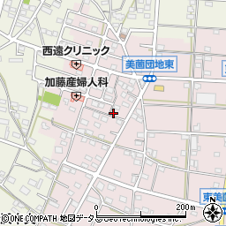 静岡県浜松市浜名区東美薗1468周辺の地図