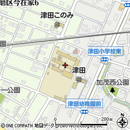 姫路市立津田小学校周辺の地図