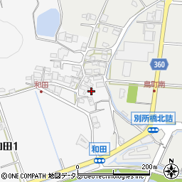 兵庫県三木市別所町和田321周辺の地図