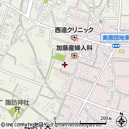 静岡県浜松市浜名区東美薗1371-1周辺の地図