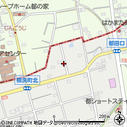 静岡県浜松市中央区根洗町44周辺の地図