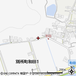 兵庫県三木市別所町和田347周辺の地図