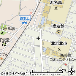 静岡県浜松市浜名区西美薗3441周辺の地図
