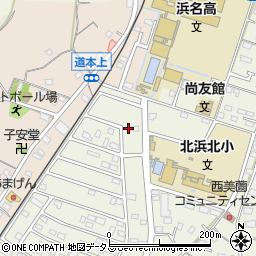 静岡県浜松市浜名区西美薗3453周辺の地図