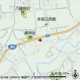 静岡県浜松市浜名区三ヶ日町本坂279周辺の地図