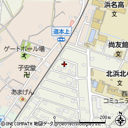 静岡県浜松市浜名区西美薗3407周辺の地図