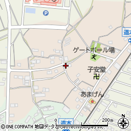 静岡県浜松市浜名区道本110周辺の地図