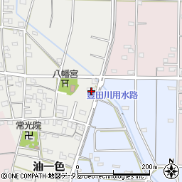 静岡県浜松市浜名区油一色203周辺の地図