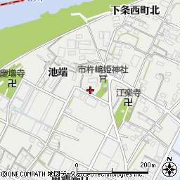 愛知県豊橋市下条西町池端18周辺の地図