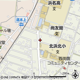 静岡県浜松市浜名区西美薗1566周辺の地図