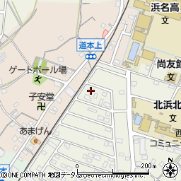 静岡県浜松市浜名区西美薗3406周辺の地図