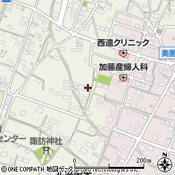 静岡県浜松市浜名区西美薗1953-12周辺の地図