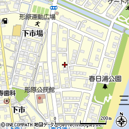 愛知県蒲郡市形原町春日浦18-4周辺の地図