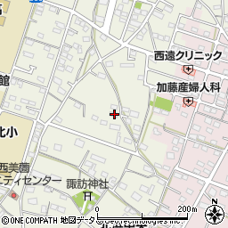 静岡県浜松市浜名区西美薗1869周辺の地図