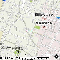静岡県浜松市浜名区西美薗1953周辺の地図