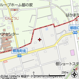 静岡県浜松市中央区根洗町64周辺の地図