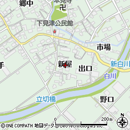 愛知県豊川市御津町下佐脇新屋周辺の地図