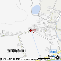 兵庫県三木市別所町和田344周辺の地図