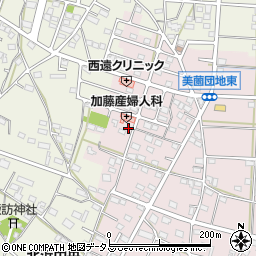 静岡県浜松市浜名区東美薗1460周辺の地図