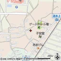 静岡県浜松市浜名区道本123周辺の地図