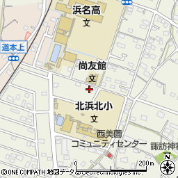 静岡県浜松市浜名区西美薗1799周辺の地図