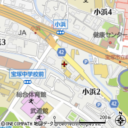 神戸トヨペット宝塚店周辺の地図