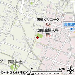 静岡県浜松市浜名区東美薗1706-1周辺の地図