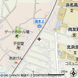 静岡県浜松市浜名区西美薗3405周辺の地図
