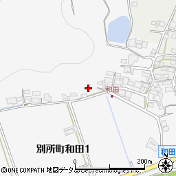 兵庫県三木市別所町和田391周辺の地図