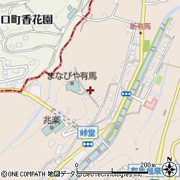 兵庫県神戸市北区有馬町159周辺の地図