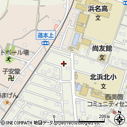 静岡県浜松市浜名区西美薗3439周辺の地図