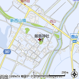 兵庫県加古川市平荘町西山周辺の地図