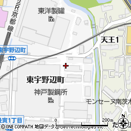 三輪運輸工業株式会社　茨木出張所周辺の地図