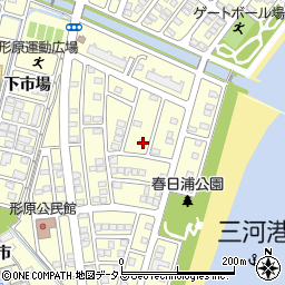 愛知県蒲郡市形原町春日浦7-8周辺の地図
