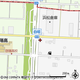 ファミリーマート浜松白昭店周辺の地図