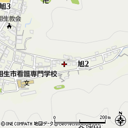 兵庫県相生市旭周辺の地図