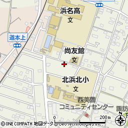 静岡県浜松市浜名区西美薗1803周辺の地図