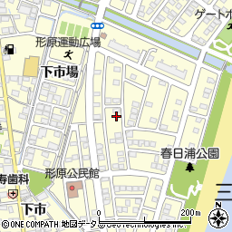 愛知県蒲郡市形原町春日浦18-2周辺の地図