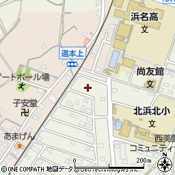 静岡県浜松市浜名区西美薗3456周辺の地図