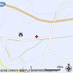 岡山県加賀郡吉備中央町西2084周辺の地図