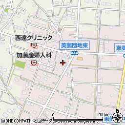静岡県浜松市浜名区東美薗1535周辺の地図