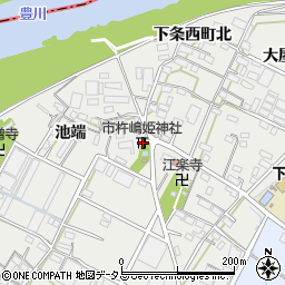 愛知県豊橋市下条西町池端2782-1周辺の地図