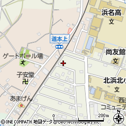 静岡県浜松市浜名区西美薗3459周辺の地図